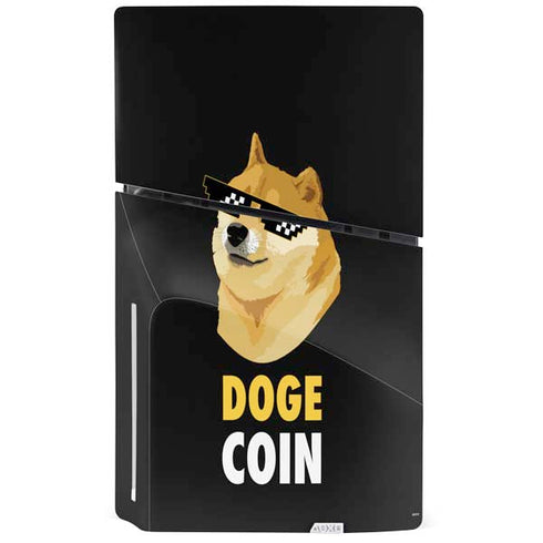 Doge Coin Crypto PS5 Slim Disk Bundle Skin