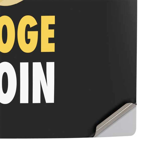 Doge Coin Crypto PS5 Slim Digital Edition Console Skin