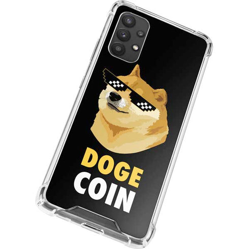 Doge Coin Crypto Galaxy A32 5G Clear Case