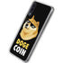 Doge Coin Crypto Galaxy A50 Clear Case