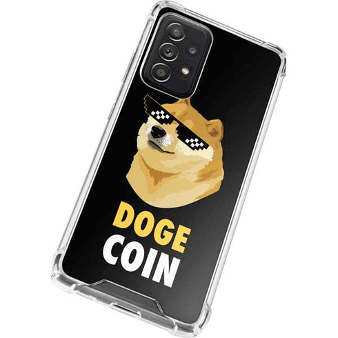 Doge Coin Crypto Galaxy A52 5G Clear Case