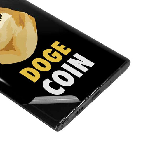 Doge Coin Crypto Galaxy Note 10 Plus Skin
