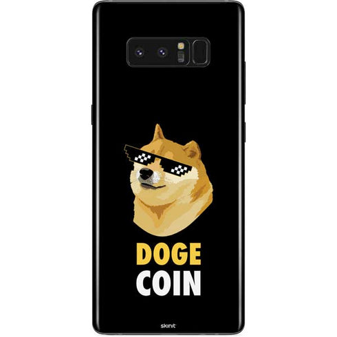 Doge Coin Crypto Galaxy Note 8 Skin