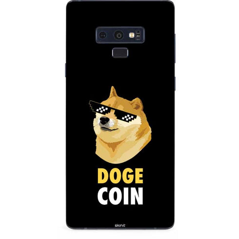 Doge Coin Crypto Galaxy Note 9 Skin