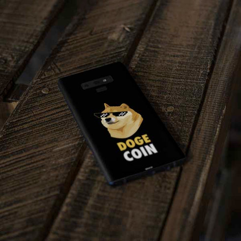 Doge Coin Crypto Galaxy Note 9 Skin