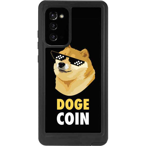 Doge Coin Crypto Galaxy Note20 5G Waterproof Case