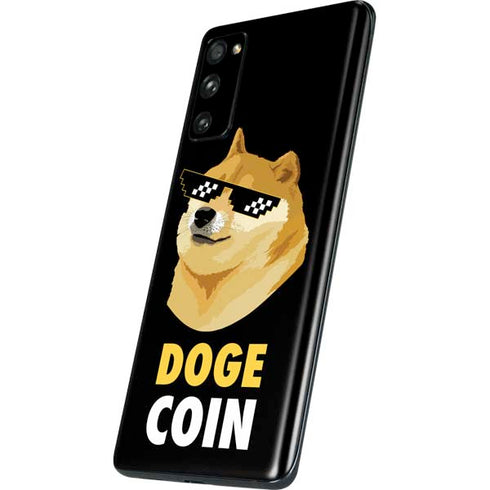 Doge Coin Crypto Galaxy S20 Fan Edition Skin