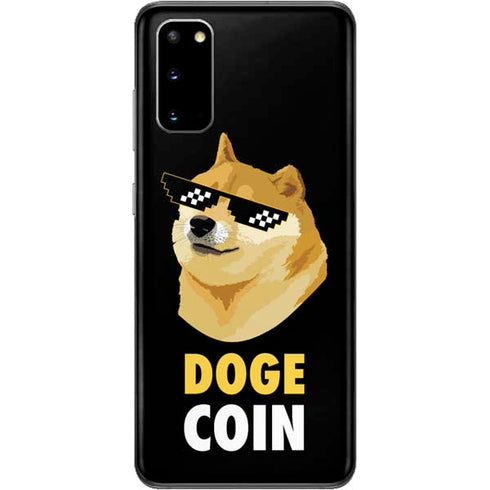 Doge Coin Crypto Galaxy S20 Skin
