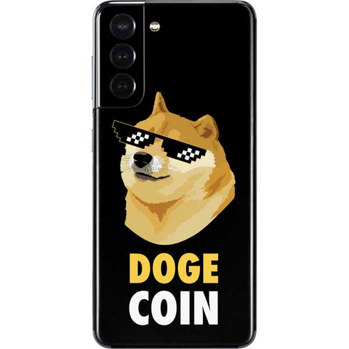 Doge Coin Crypto Galaxy S21 5G Skin