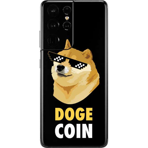 Doge Coin Crypto Galaxy S21 Ultra 5G Skin