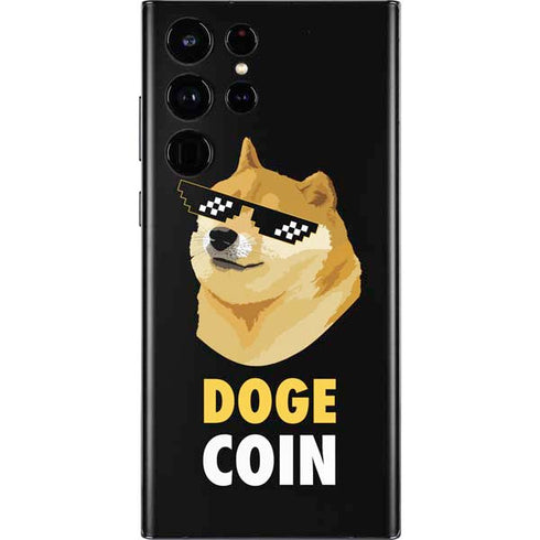 Doge Coin Crypto Galaxy S22 Ultra Skin