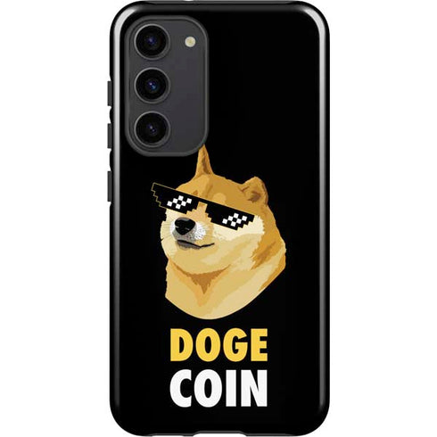 Doge Coin Crypto Galaxy S23 Plus Pro Case