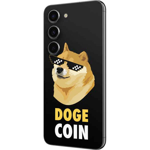Doge Coin Crypto Galaxy S23 Skin