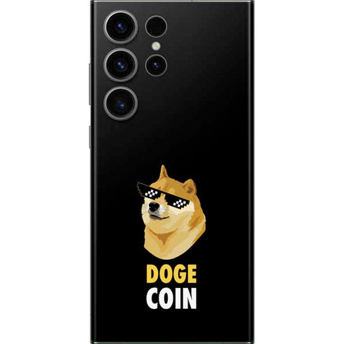 Doge Coin Crypto Galaxy S23 Ultra Skin