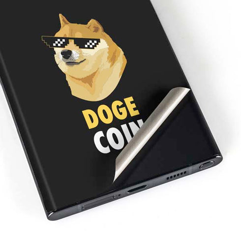 Doge Coin Crypto Galaxy S23 Ultra Skin