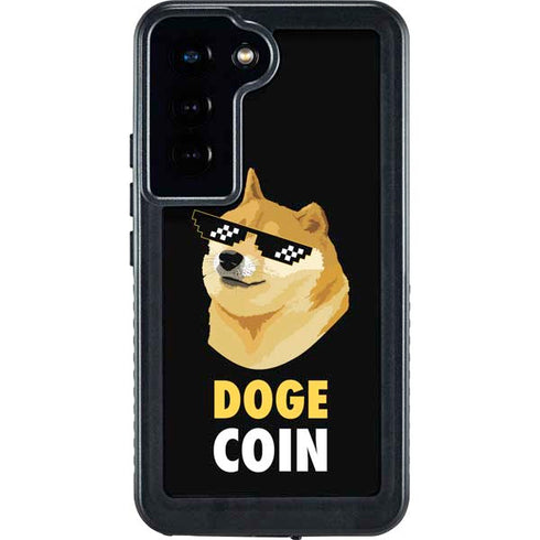 Doge Coin Crypto Galaxy S23 Waterproof Case