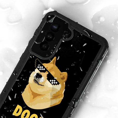 Doge Coin Crypto Galaxy S23 Waterproof Case