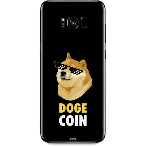 Doge Coin Crypto Galaxy S8 Skin