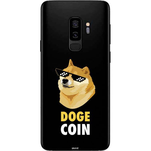 Doge Coin Crypto Galaxy S9 Plus Skin