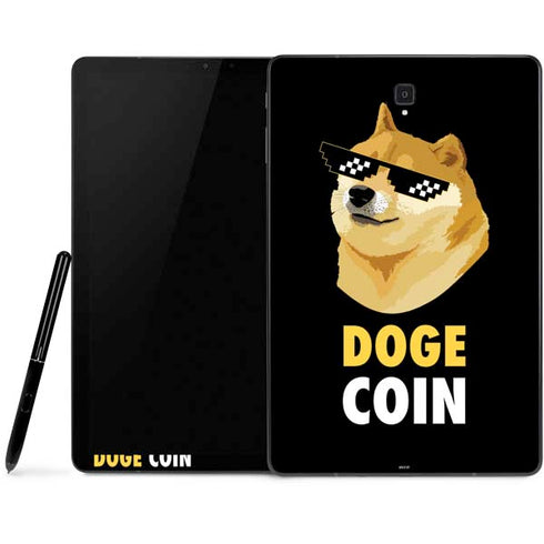 Doge Coin Crypto Samsung Galaxy Tab Skin