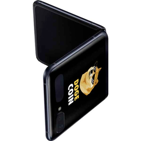 Doge Coin Crypto Galaxy Z Flip Skin