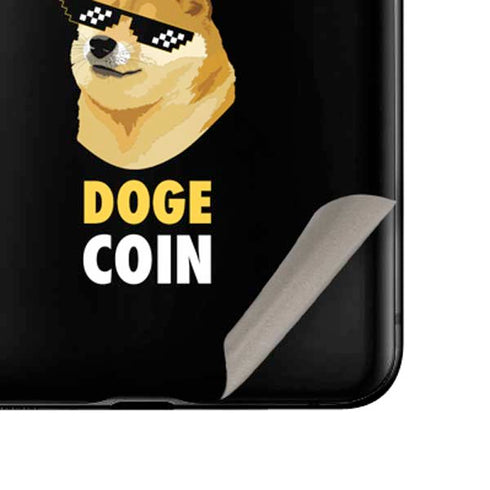 Doge Coin Crypto Galaxy Z Flip Skin