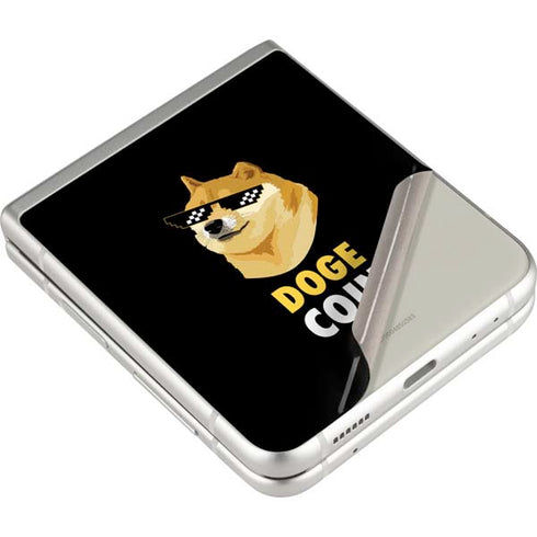 Doge Coin Crypto Galaxy Z Flip3 5G Skin