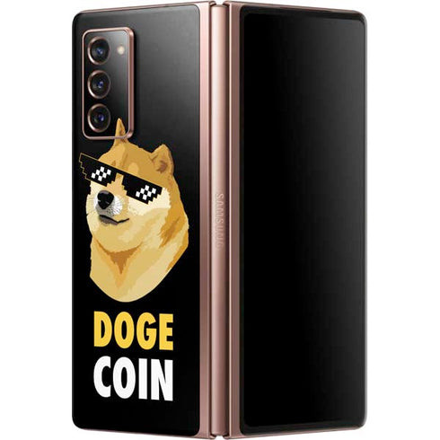 Doge Coin Crypto Galaxy Z Fold2 5G Skin