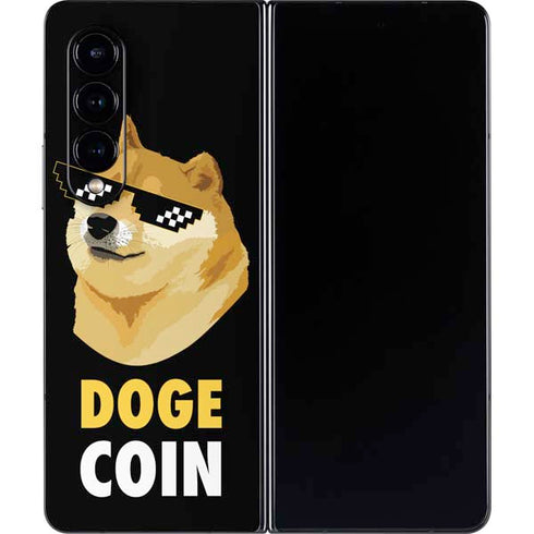 Doge Coin Crypto Galaxy Z Fold4 5G Skin