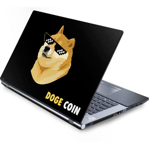 Doge Coin Crypto Generic Laptop Skin