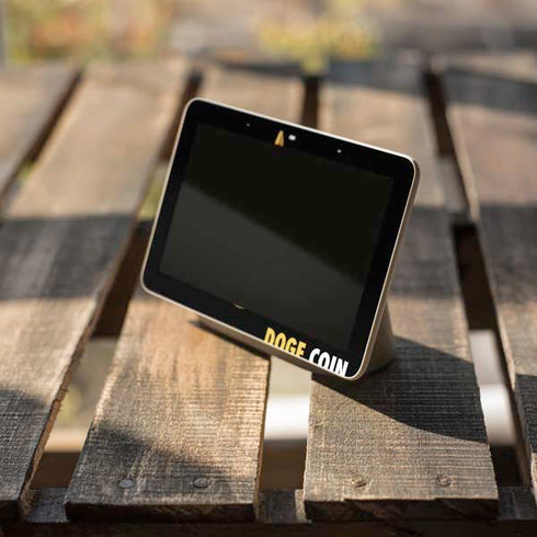 Doge Coin Crypto Google Home Hub Skin