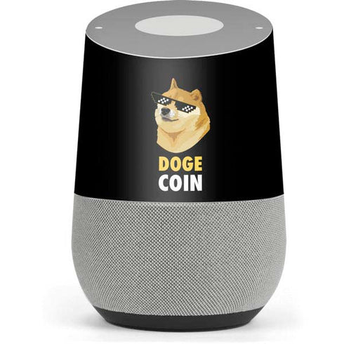 Doge Coin Crypto Google Home Skin