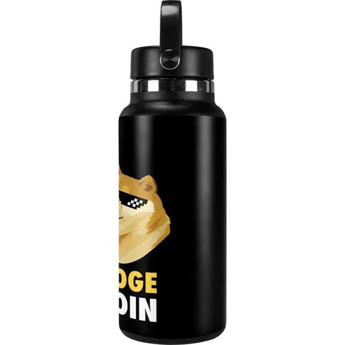 Doge Coin Crypto Hydro Flask 32oz Wide Mouth Skin