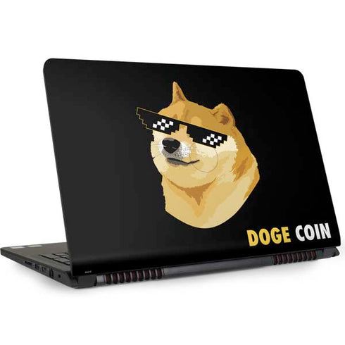 Doge Coin Crypto Dell Inspiron Skin