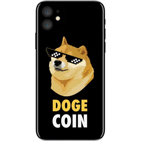 Doge Coin Crypto iPhone 11 Skin