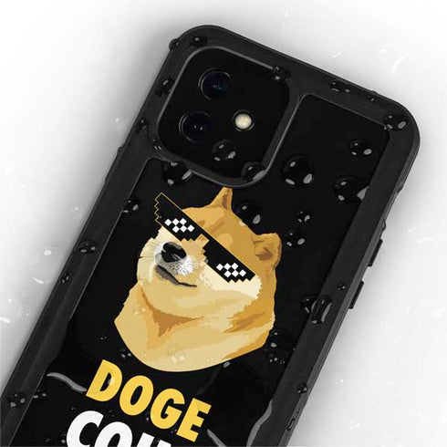 Doge Coin Crypto iPhone 12 Mini Waterproof Case