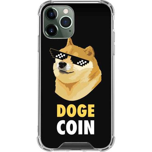Doge Coin Crypto iPhone 12 Pro Clear Case