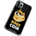 Doge Coin Crypto iPhone 12 Pro Clear Case