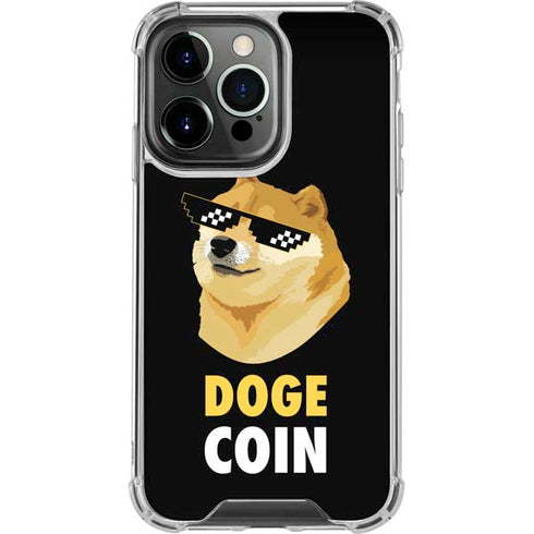 Doge Coin Crypto iPhone 13 Pro Clear Case