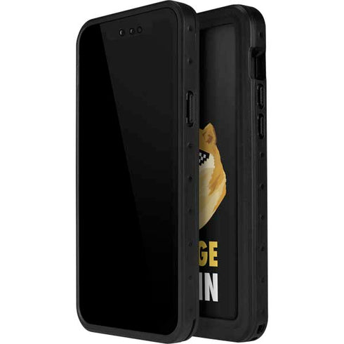 Doge Coin Crypto iPhone 14 Pro Max Waterproof Case