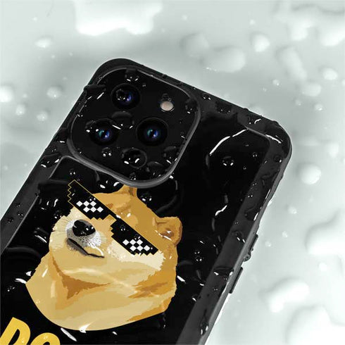 Doge Coin Crypto iPhone 14 Pro Max Waterproof Case