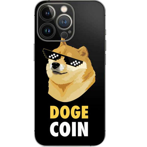 Doge Coin Crypto iPhone 14 Pro Skin