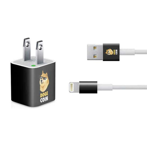 Doge Coin Crypto iPhone Charger (5W USB) Skin