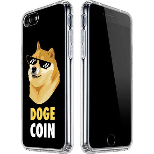 Doge Coin Crypto iPhone SE (2nd & 3rd Gen) Clear Case