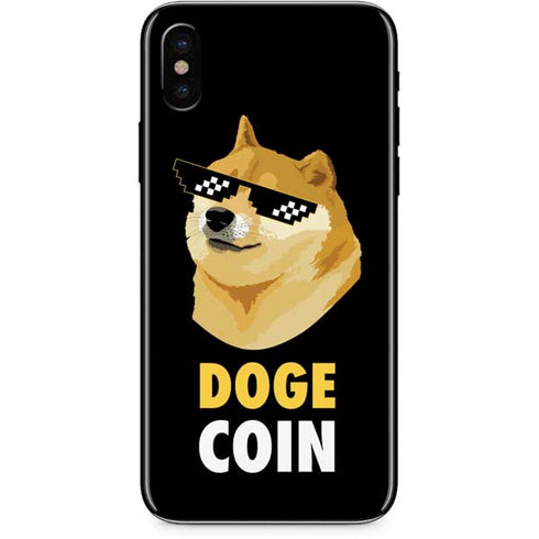 Doge Coin Crypto iPhone XS Max Skin