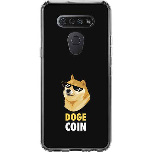 Doge Coin Crypto LG K51/Q51 Clear Case