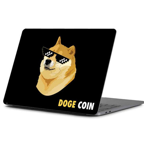 Doge Coin Crypto Apple MacBook Pro 13-inch Skin