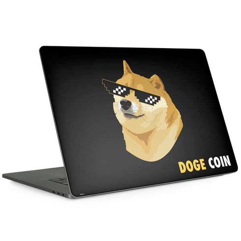 Doge Coin Crypto Apple MacBook Pro 15-inch Skin