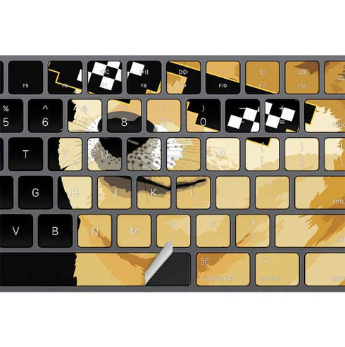 Doge Coin Crypto Magic Keyboard with Numeric Keypad Skin