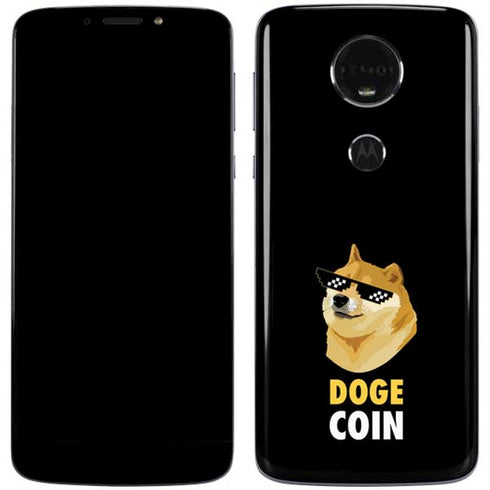 Doge Coin Crypto Moto E5 Plus Skin